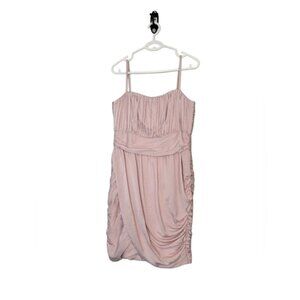 H & M Pedal Pink Bodycon Spagehtti Strap Prom Wedding Spring Soft Girl Size 12